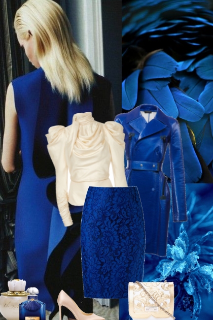 Cobalt  Cream - Fashion set