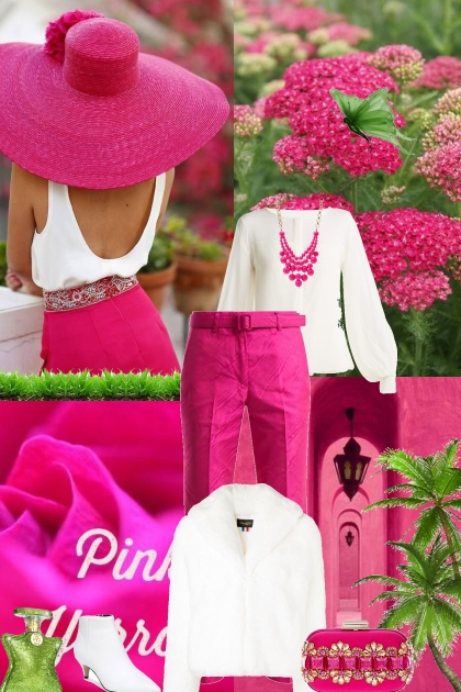 Pink Yarrow- combinação de moda