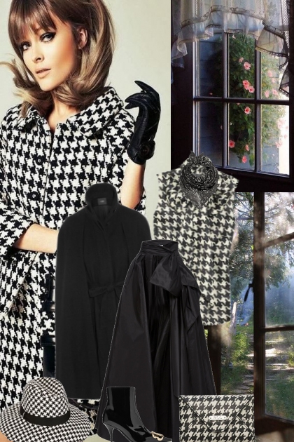 Houndstooth- Combinaciónde moda