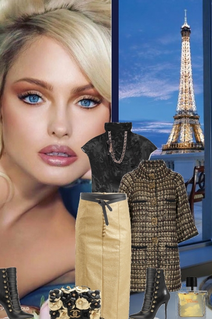 One day in Paris - combinação de moda