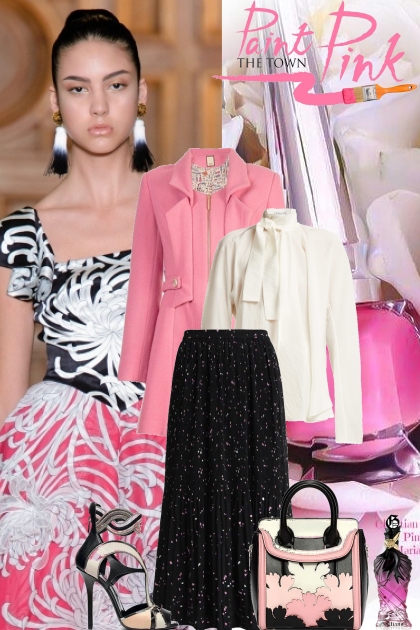 Paint Pink- Combinazione di moda