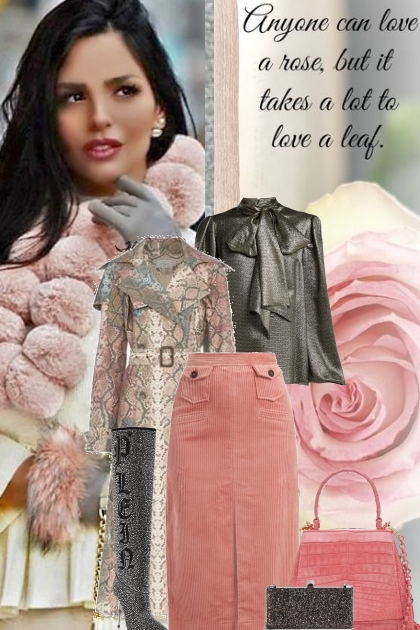 Gray /Pink - Combinaciónde moda