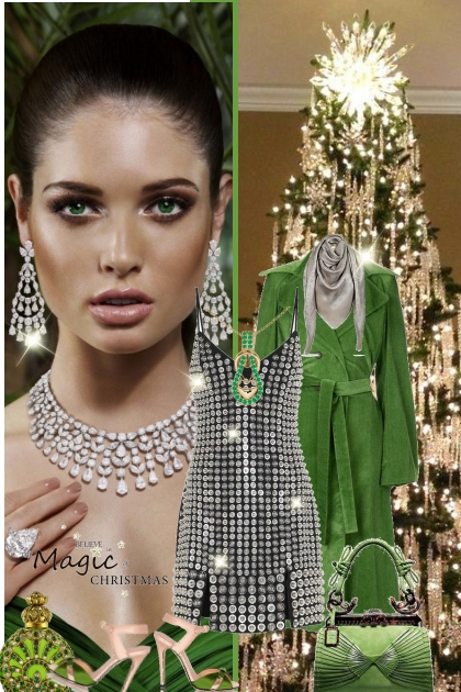 Believe in magic of Christmas- combinação de moda