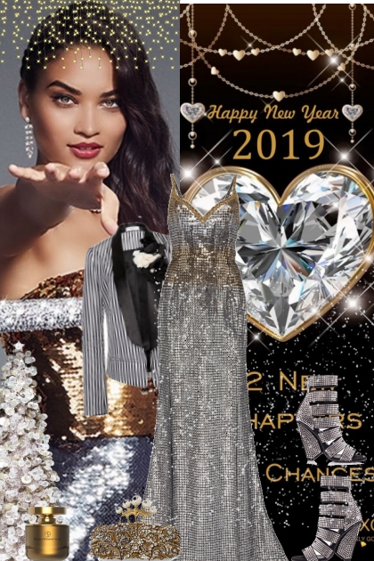 Happy New Year 2019- Combinazione di moda