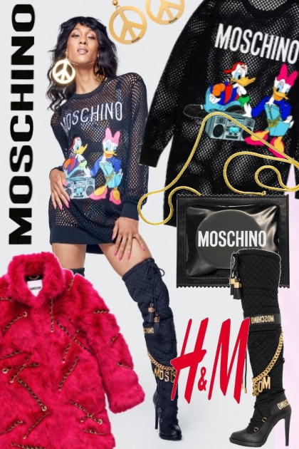 Moschino x H&M Collection,,- Modna kombinacija