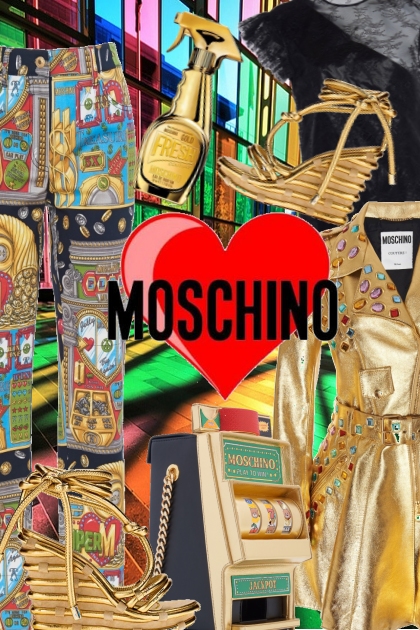 Moschino- combinação de moda