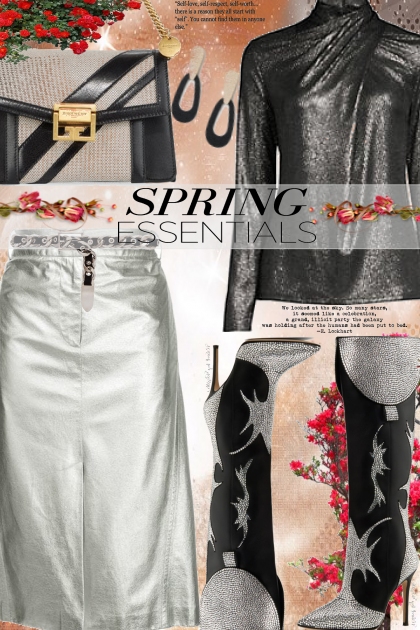 Spring Essentials - combinação de moda