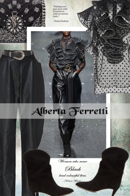 Alberta Ferretti - Fall/Winter 2019.- Modna kombinacija