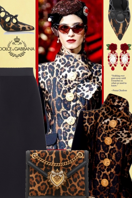 Dolce & Gabbana Fall 2019 RTW -4- Модное сочетание