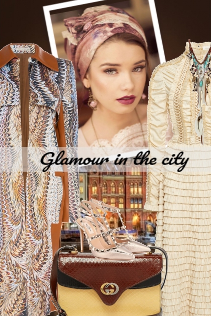 Glamour in the city- Модное сочетание