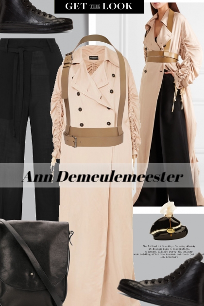 Ann Demeulemeester- Modna kombinacija