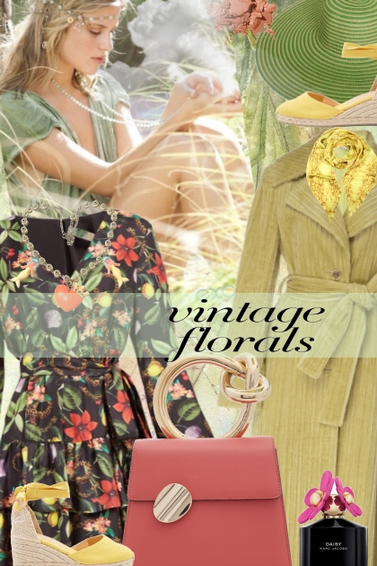 Vintage Florals- Modna kombinacija