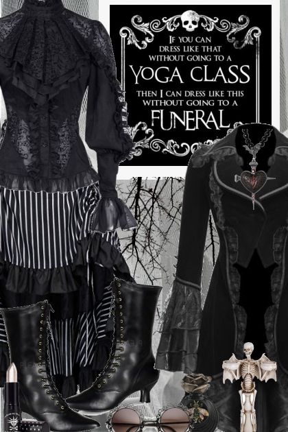 Gothic style- Combinazione di moda