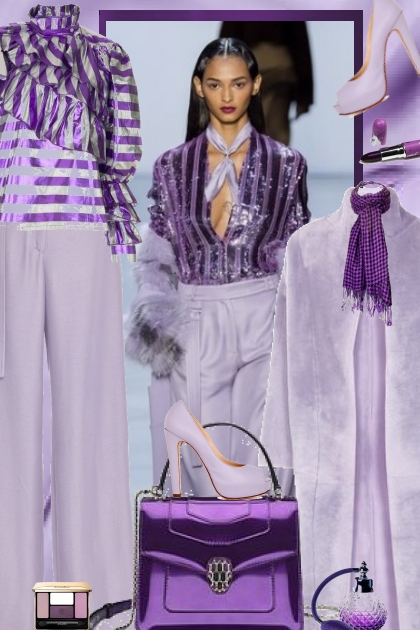 Malodramatic Purple- combinação de moda