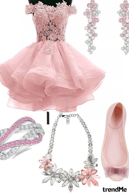 Pink Prom- Combinazione di moda