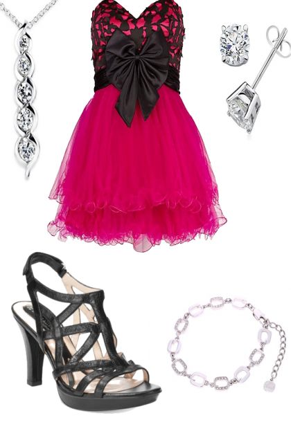 pink classy prom- Modekombination