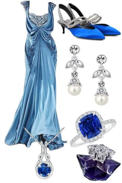 Blue Prom- Fashion set