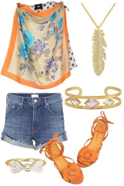 Summer outfit- combinação de moda