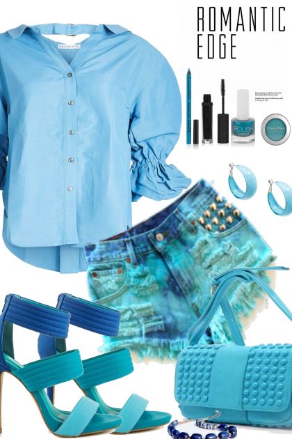 Ocean Blue- combinação de moda