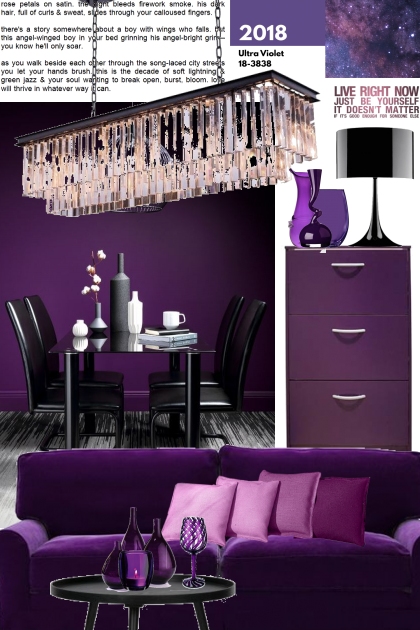 Purple 18- Modna kombinacija