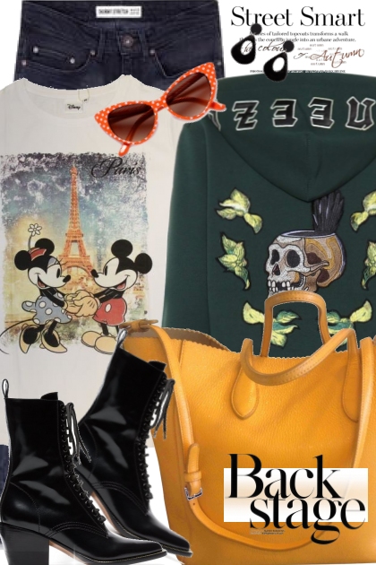 Hoodie: Coach x Disney- combinação de moda