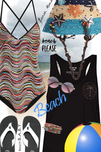 Beach Time!- combinação de moda