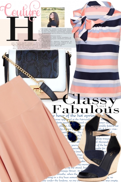 Classy and fabulous- combinação de moda
