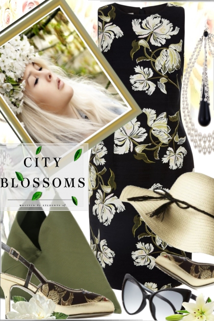 City blossoms- combinação de moda