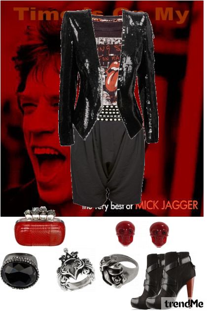 Mick Jagger- Combinaciónde moda