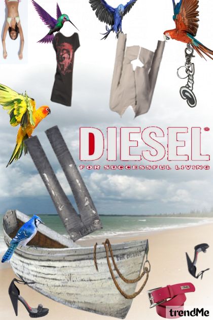 fly with Diesel- Fashion set