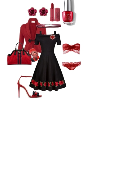 red-n-black1- Fashion set