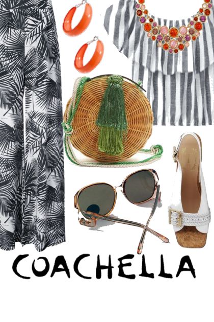 coachella- Combinazione di moda