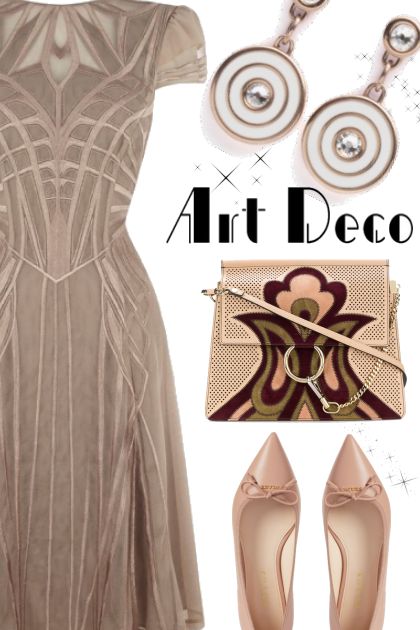 art deco- Fashion set