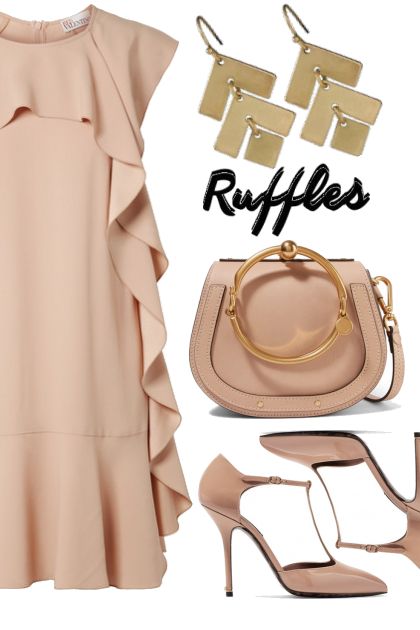 ruffles- Combinaciónde moda