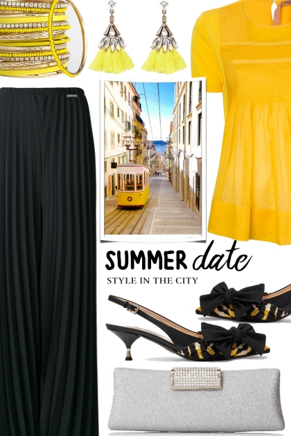 summer date in the city- Fashion set