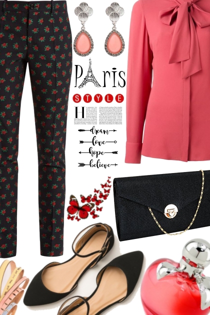 paris style- combinação de moda