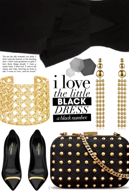 black & gold- Fashion set