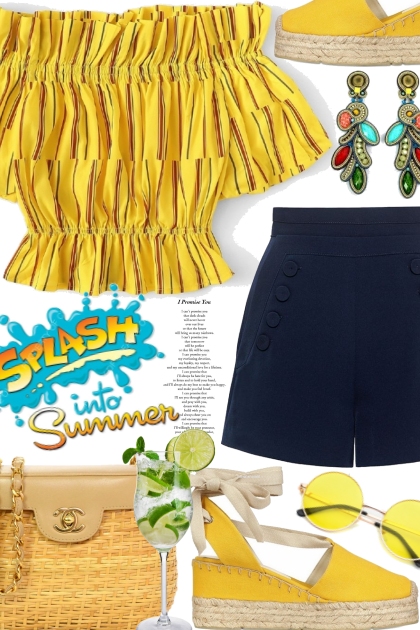 splash into summer- Combinazione di moda