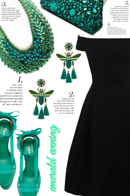 emerald evening- Fashion set
