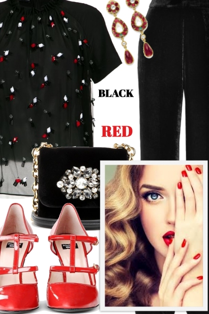 BLACK &amp; RED