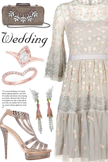 wedding- combinação de moda