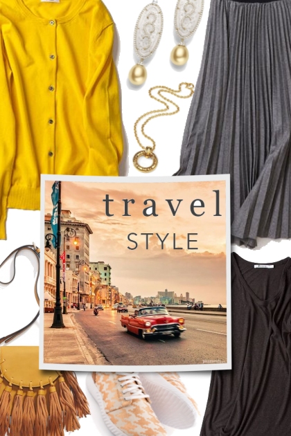 travel style- combinação de moda