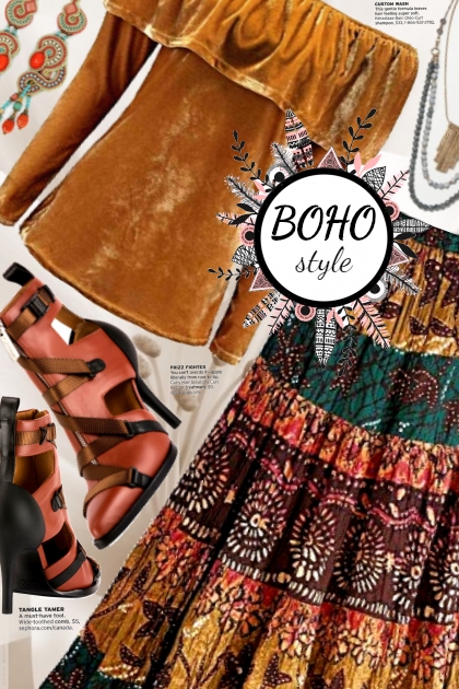 boho style- Modna kombinacija