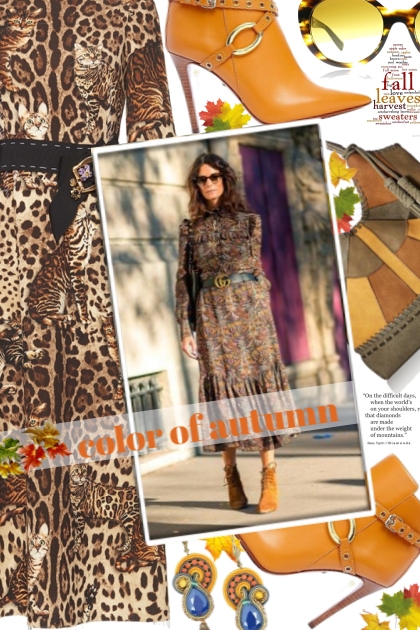 color of autumn- Fashion set