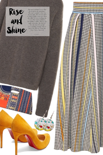 rise and shine- Combinazione di moda