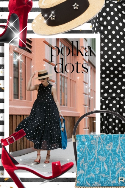 polka dots 3- Combinazione di moda