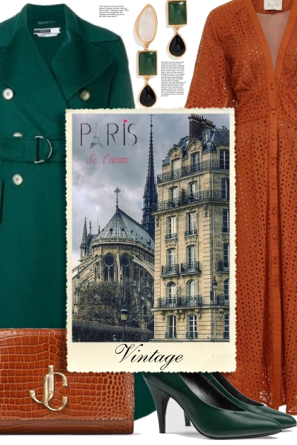 vintage in Paris- コーディネート
