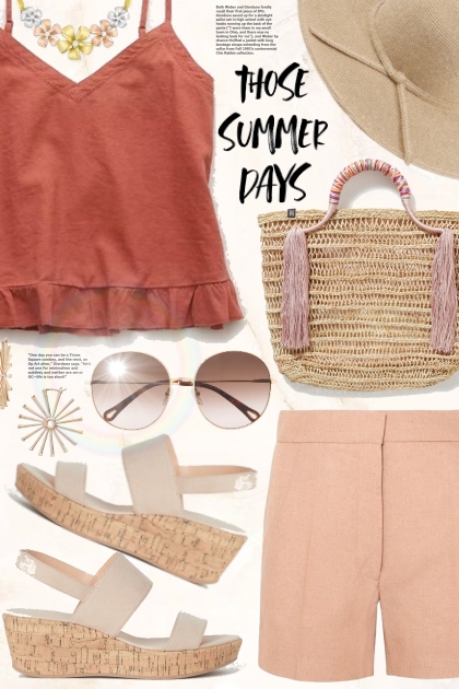 those summer days- Combinazione di moda
