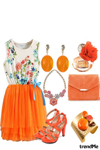 All Things Orange- Fashion set