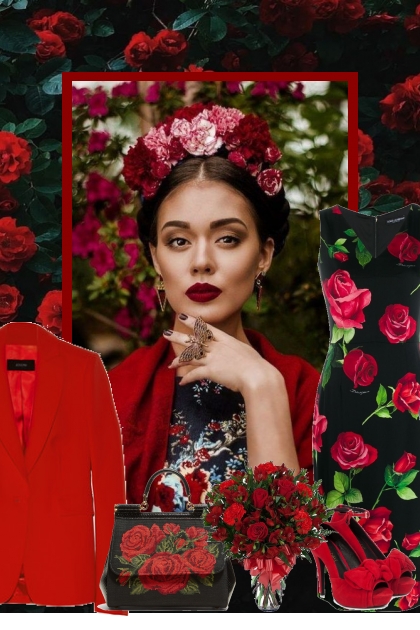 Red Rose- Fashion set